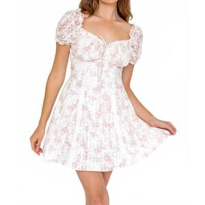 NEW KESTAN mackenzie mini dress in pink